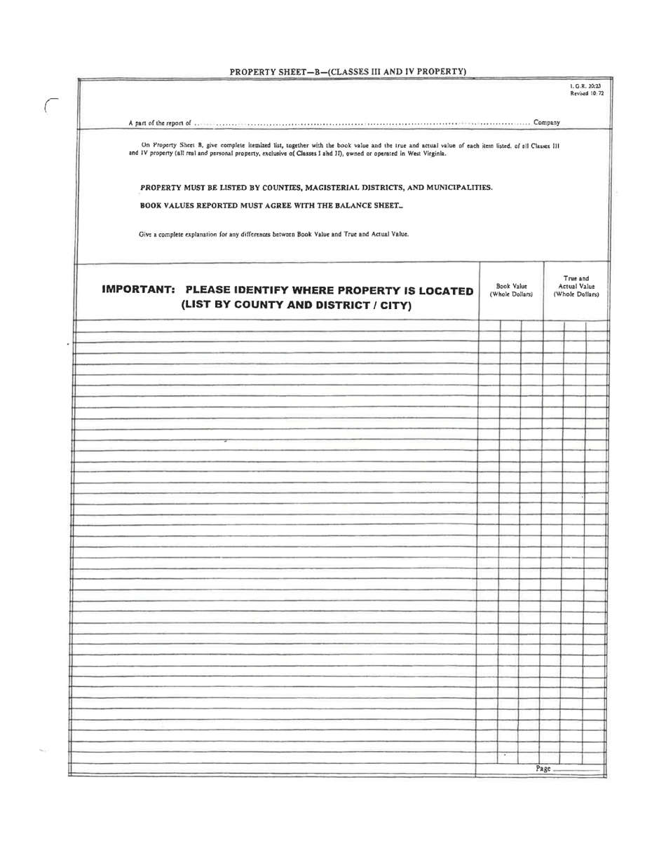 Board of Public Works Annual Report: Non-cell - West Virginia, Page 24
