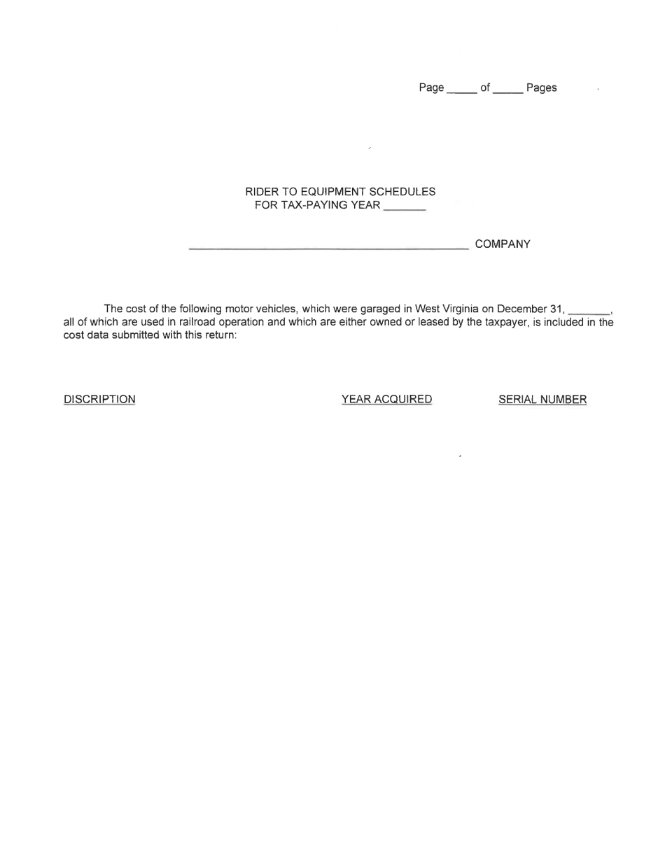 Board of Public Works Annual Report: Railroads - Csx - Ns Only - West Virginia, Page 6