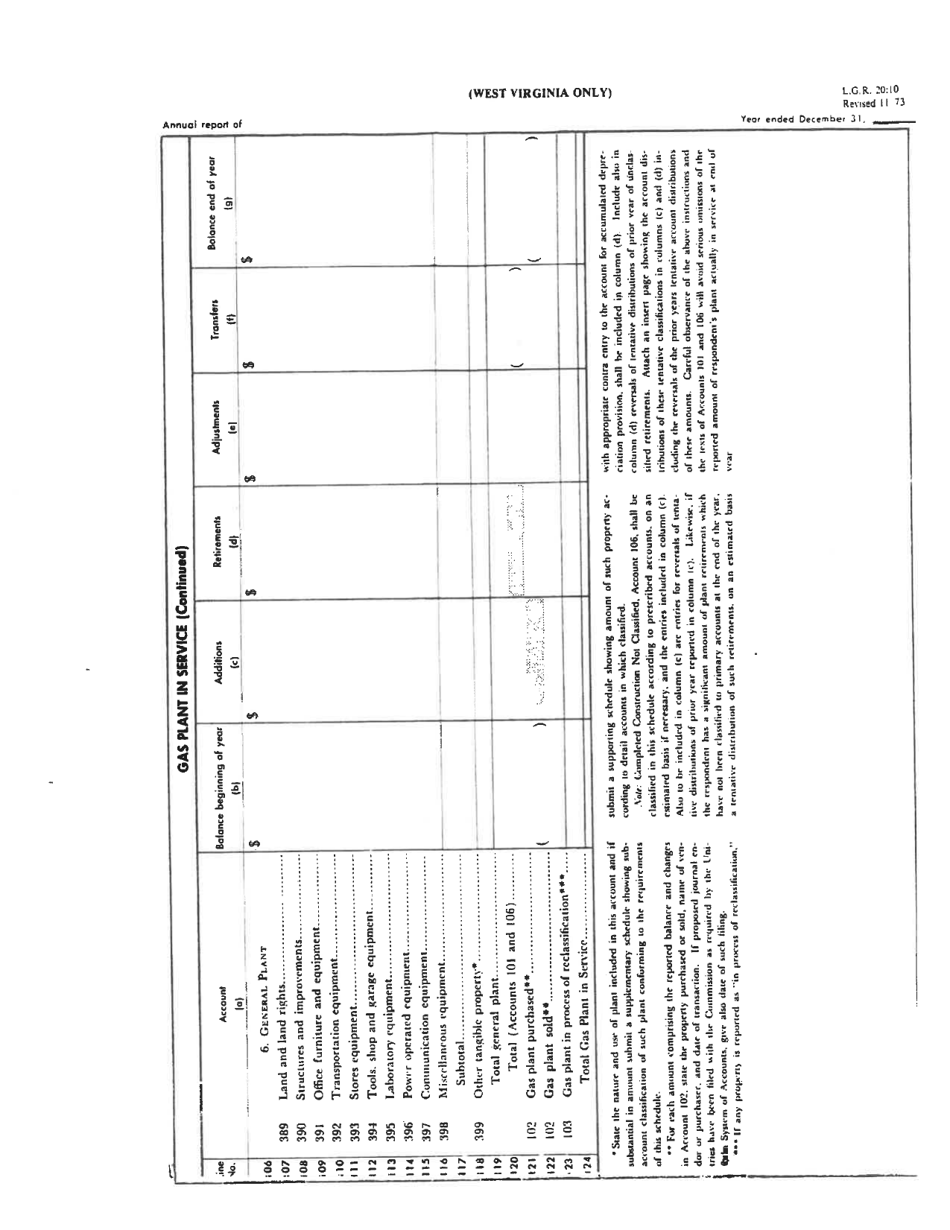 Board of Public Works Annual Report: Pipeline - Large - West Virginia, Page 10