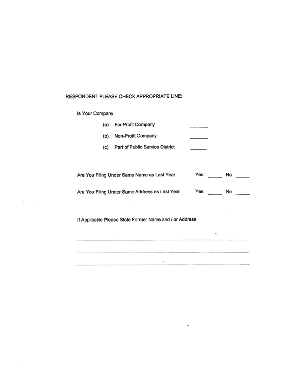 Board of Public Works Annual Report: Pipeline - Large - West Virginia, Page 3