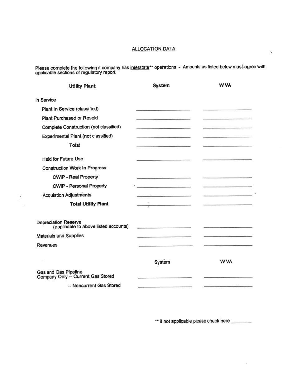 Board of Public Works Annual Report: Gas - Large - West Virginia, Page 21