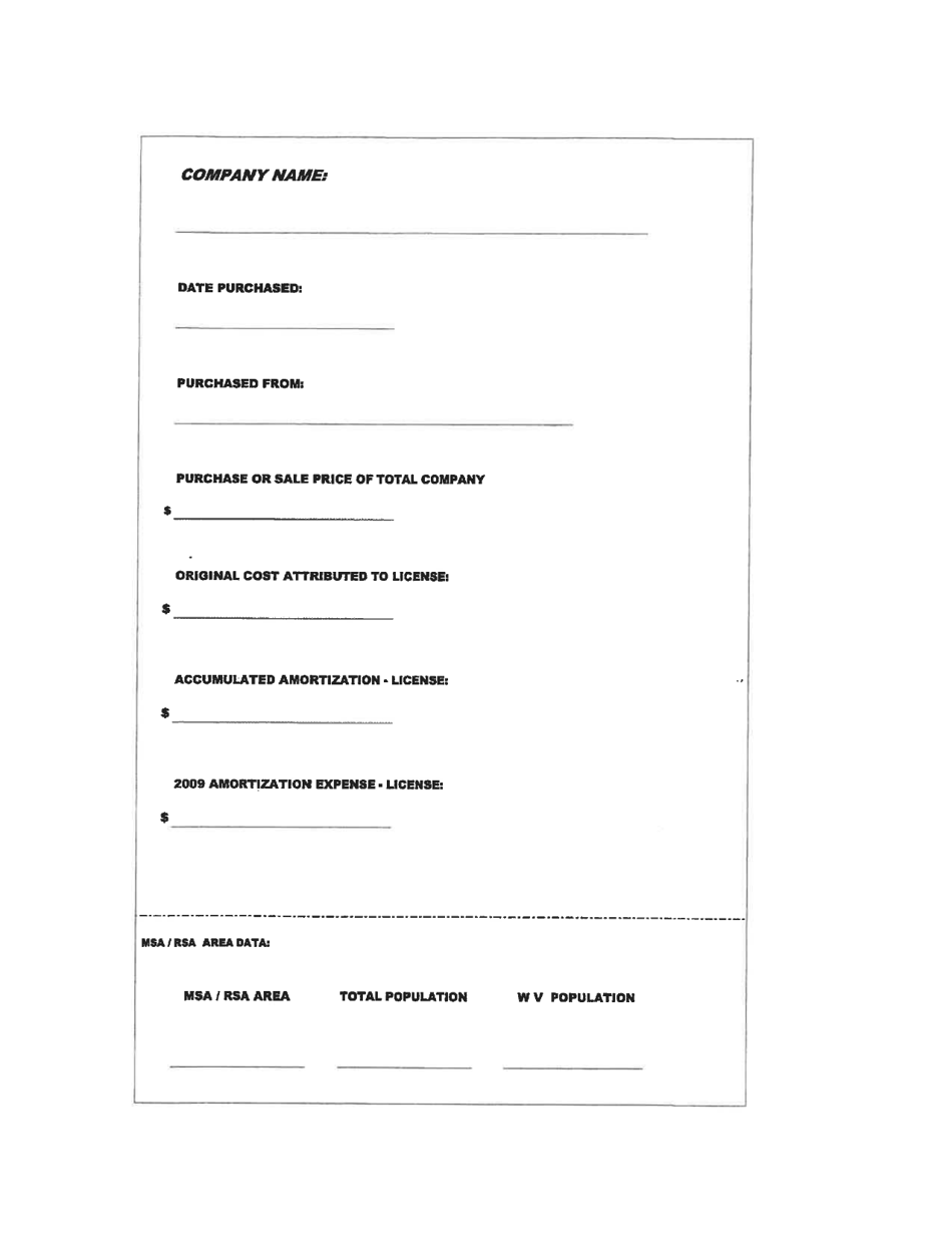 Board of Public Works Annual Report: Rcc - Cell - West Virginia, Page 4