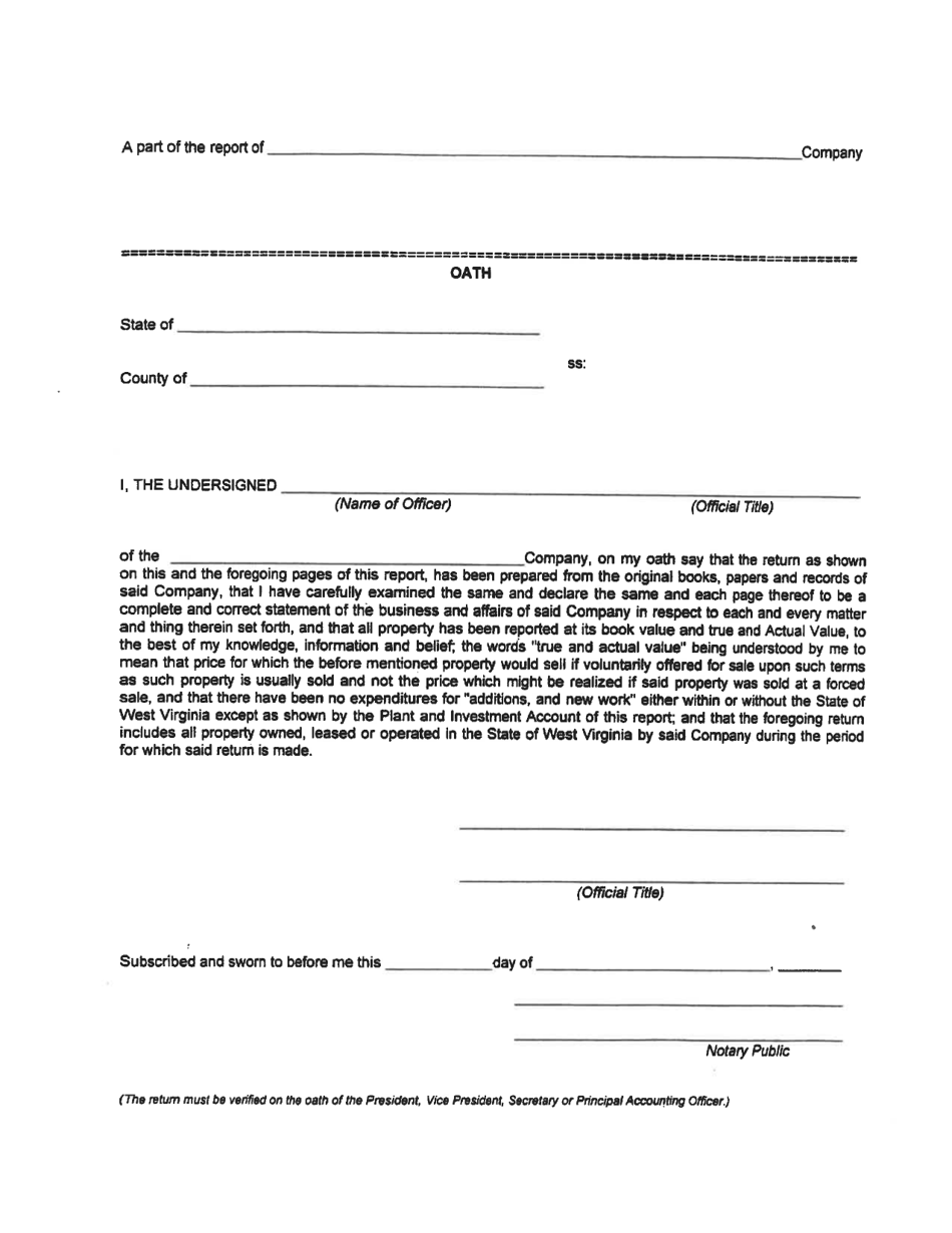 Board of Public Works Annual Report: Telephones - West Virginia, Page 39