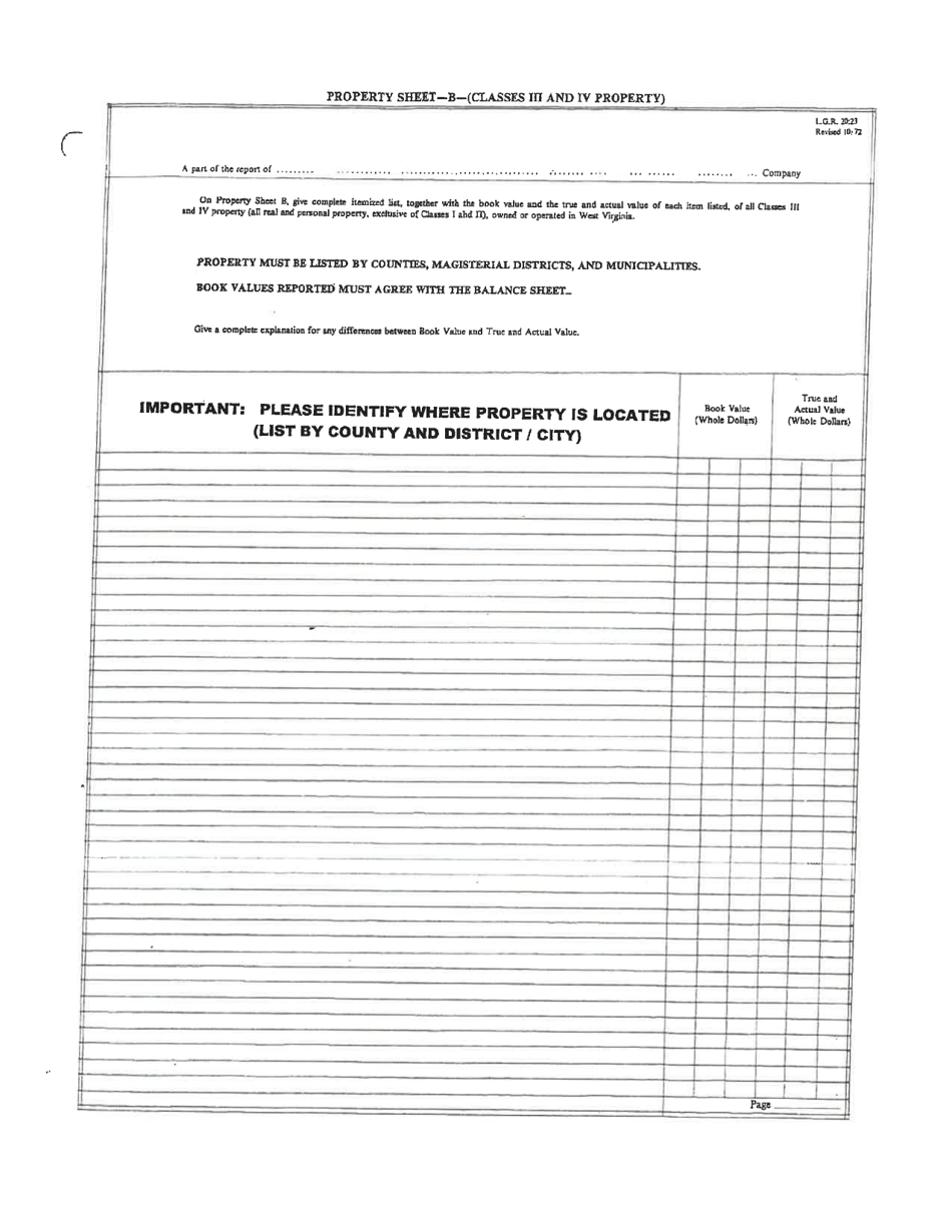 Board of Public Works Annual Report: Electric - Small - West Virginia, Page 11