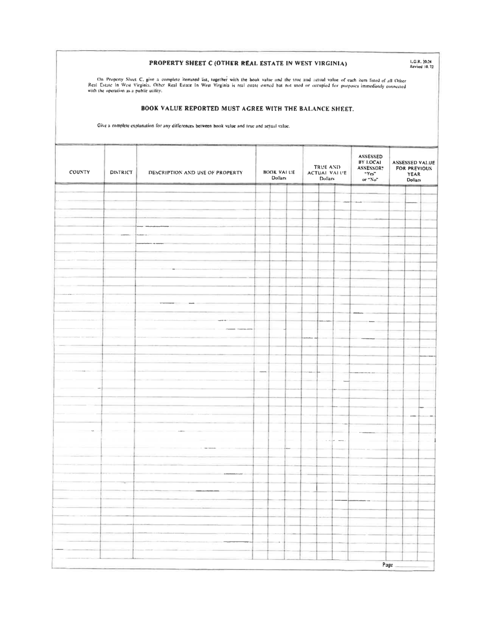 Board of Public Works Annual Report: Electric - Small - West Virginia, Page 12