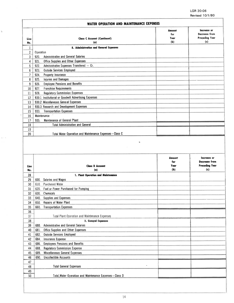 Board of Public Works Annual Report: Water - Sewer - West Virginia, Page 26