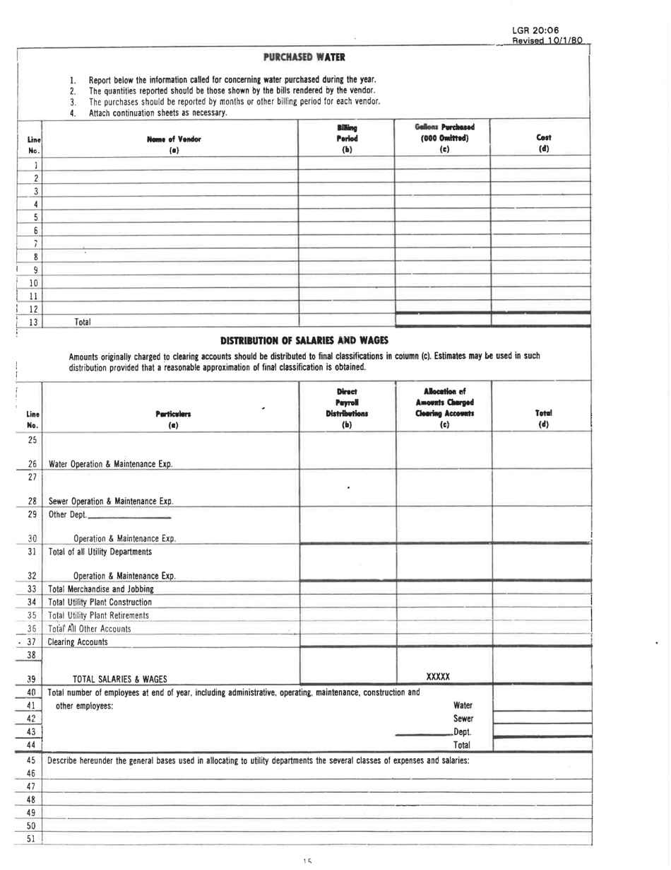 Board of Public Works Annual Report: Water - Sewer - West Virginia, Page 27