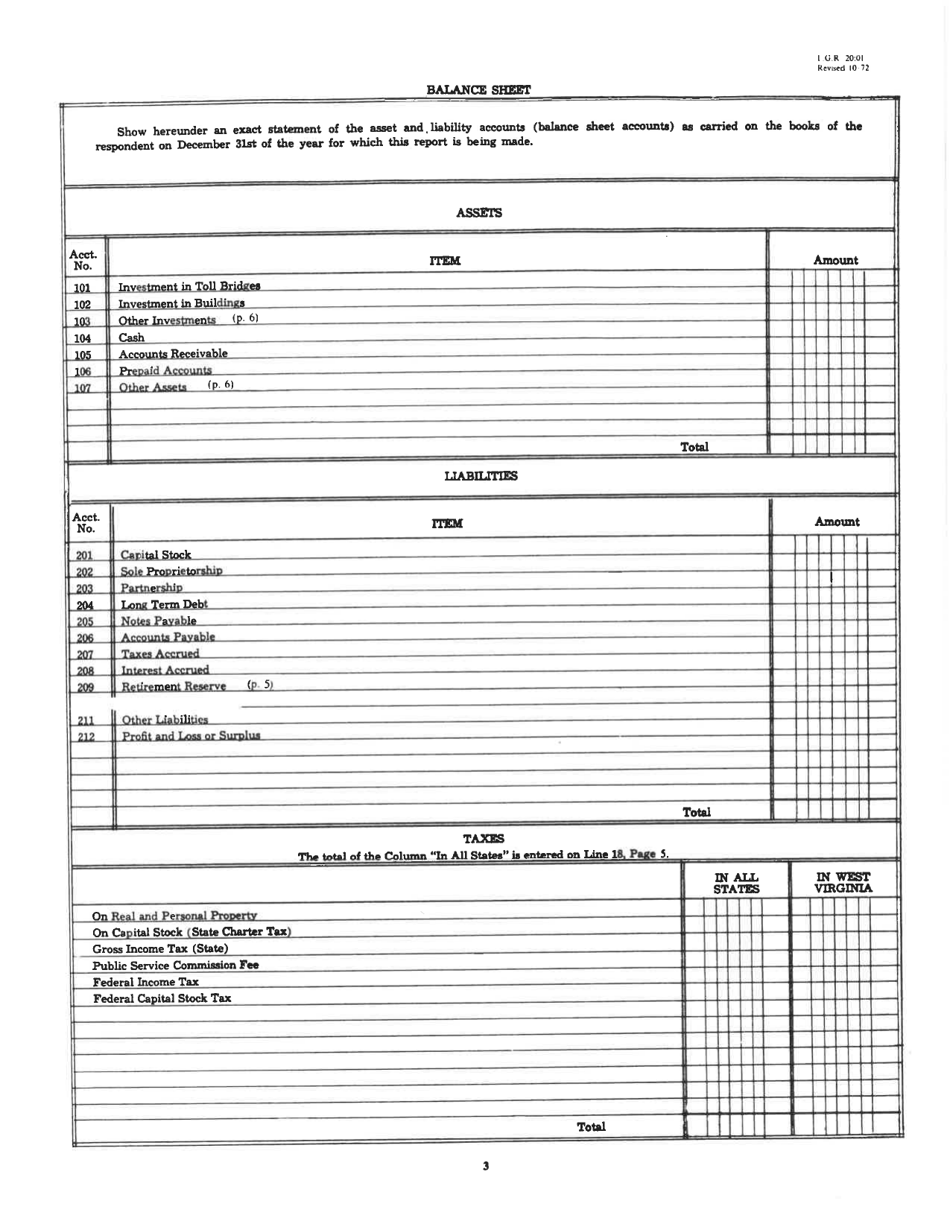 Board of Public Works Annual Report: Bridge - West Virginia, Page 5