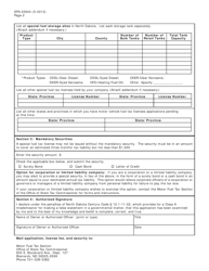 Form SFN22944 Application for Special Fuel Tax License - North Dakota, Page 2