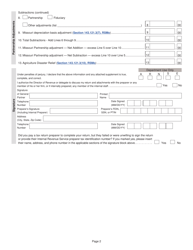 Form MO-1065 Partnership Return of Income - Missouri, Page 2