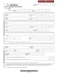 Form MO-ATC &quot;Adoption Tax Credit Claim&quot; - Missouri