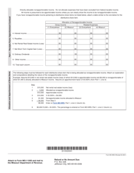 Form MO-MSS S-Corporation Allocation and Apportionment Schedule - Missouri, Page 2