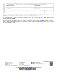 Form MO-8826 Disabled Access Credit - Missouri, Page 2