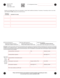 Form CT-1120X Amended Connecticut Corporation Business Tax Return - Connecticut, Page 4