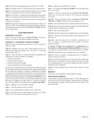 Instructions for Form CT-1120X Amended Corporation Business Tax Return - Connecticut, Page 2