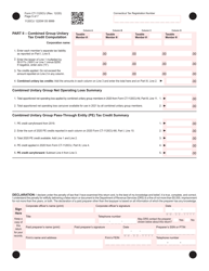 Form CT-1120CU Combined Unitary Corporation Business Tax Return - Connecticut, Page 5