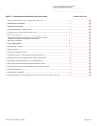 Form CT-1120CU-NI Tax on Combined Group Net Income - Connecticut, Page 3