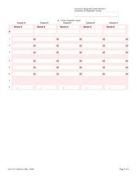 Form CT-1120A-CU Apportionment Computation for Combined Unitary Filers - Connecticut, Page 4