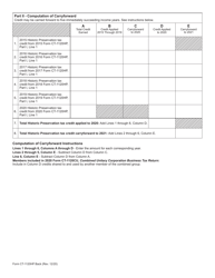 Form CT-1120HP Historic Preservation Tax Credit - Connecticut, Page 2