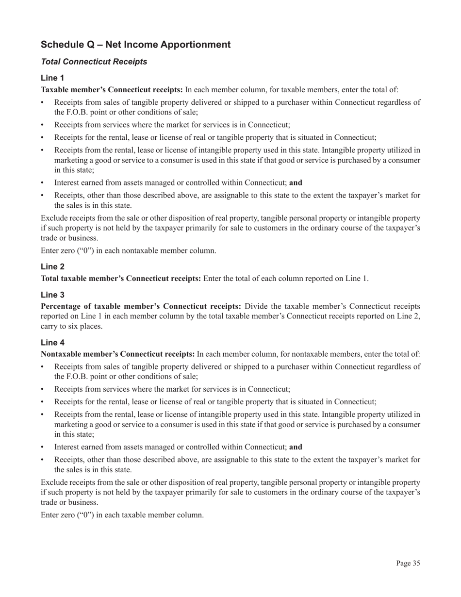 Instructions for Form CT-1120CU, CT-1120CU-MI, CT-1120CU-NI, CT-1120CU-MTB, CT-1120A-CU, CT-1120CU-NCB - Connecticut, Page 35