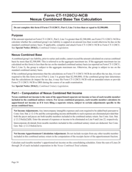 Instructions for Form CT-1120CU, CT-1120CU-MI, CT-1120CU-NI, CT-1120CU-MTB, CT-1120A-CU, CT-1120CU-NCB - Connecticut, Page 38