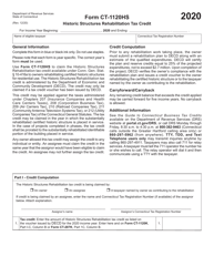 Form CT-1120HS Historic Structures Rehabilitation Tax Credit - Connecticut