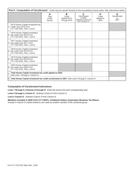 Form CT-1120 HCIC Human Capital Investment Tax Credit - Connecticut, Page 2