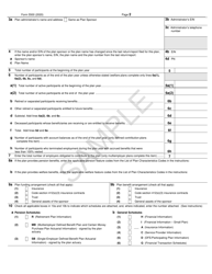 Form 5500 Annual Return/Report of Employee Benefit Plan - Sample, Page 2