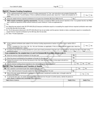 Form 5500-SF Short Form Annual Return/Report of Small Employee Benefit Plan - Sample, Page 3