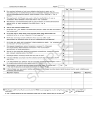 Form 5500 Schedule H Financial Information - Sample, Page 4