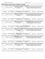 Form 5500 Schedule G Financial Transaction Schedules - Sample, Page 3