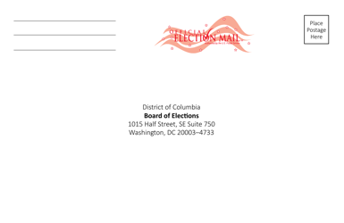 Request to Cancel Voter Registration - Washington, D.C., Page 2
