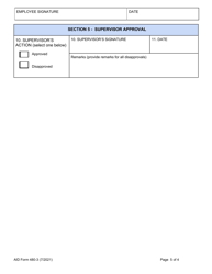 Form AID480-3 Covid-19 Emergency Paid Leave Request Form, Page 5