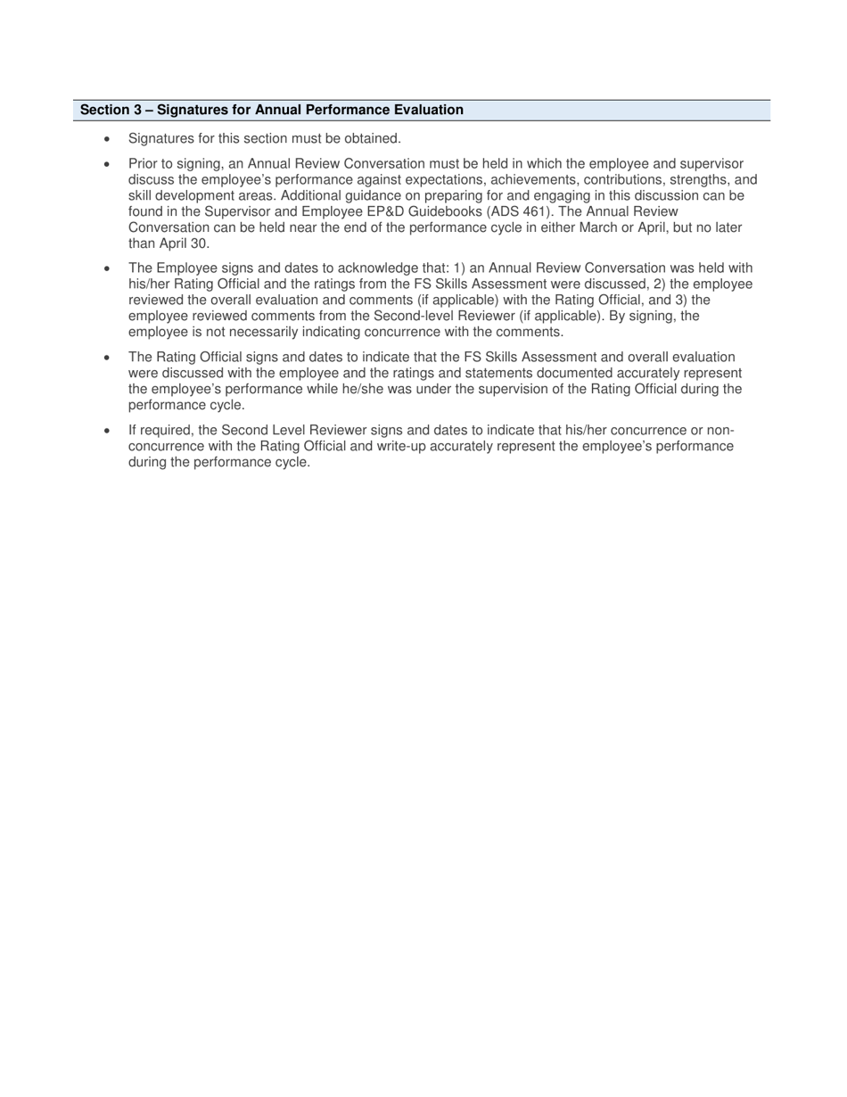 Form AID461-1 Foreign Service Annual Performance Evaluation (Ape), Page 4