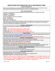 Form AID522-6 E2 User Request Form, Page 2