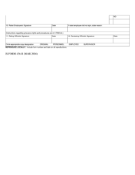 IS Form 436-R Attachment 1 Foreign Service Member's Performance Appraisal, Page 2