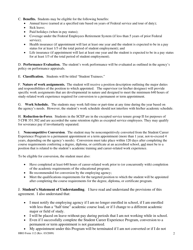 HRO Form 112 Student Career Experience Program Working Agreement, Page 2