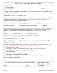 Form 102-4071 Application for Permits to Mine - Alaska, Page 23