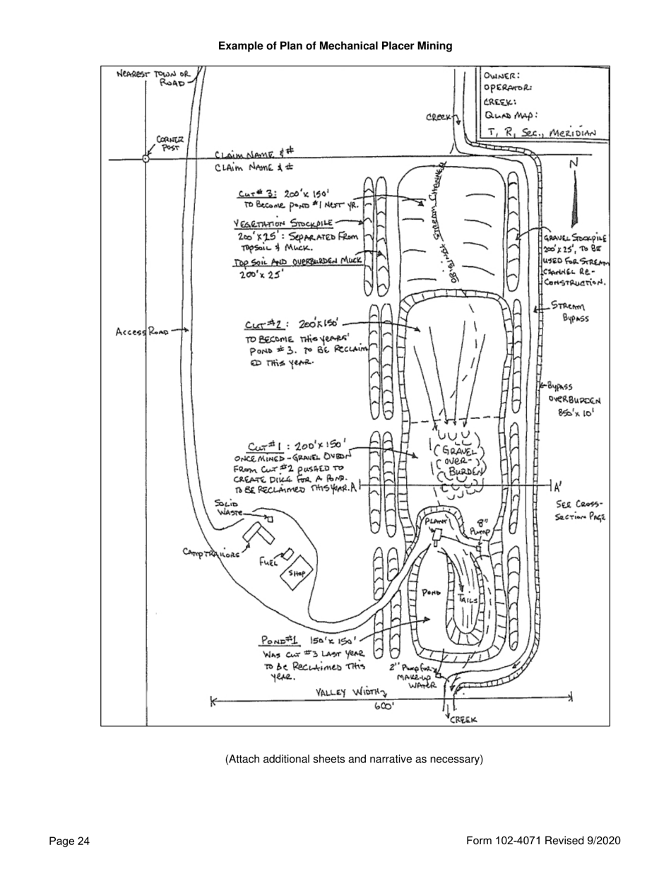 Form 102-4071 Application for Permits to Mine - Alaska, Page 33