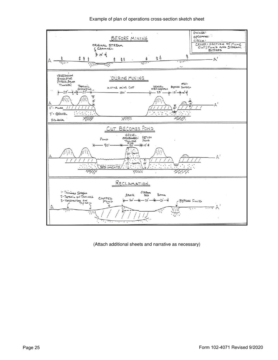Form 102-4071 Application for Permits to Mine - Alaska, Page 34
