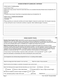 Form 102-4071 Application for Permits to Mine - Alaska, Page 9