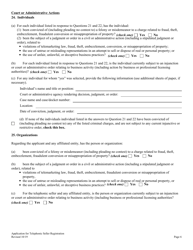 Telephonic Seller Registration Application - Alaska, Page 6