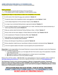 Document preview: Claim Submission Checklist - Alaska