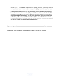 Request and Approval for Use of a Supervisory Control and Data Acquisition (Scada) System as an Alternative Measuring Device/Method - Arizona, Page 2