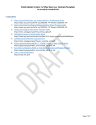Public Water System Certified Operator Contract for a Grade 1 or Grade 2 Pws - Draft - Arizona, Page 7