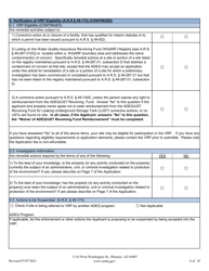 Voluntary Remediation Program Application - Arizona, Page 9
