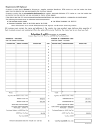 Form 96-0168 Use Fuel off Highway Refund Application - Arizona, Page 2