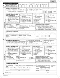 Form 01-2710 Arizona Crash Report - Truck/Bus Supplement - Arizona