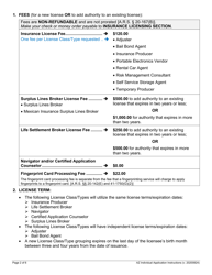 Naic Uniform Application for Individual Professional License/Registration - Arizona, Page 2