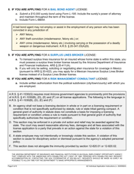 Naic Uniform Application for Individual Professional License/Registration - Arizona, Page 6